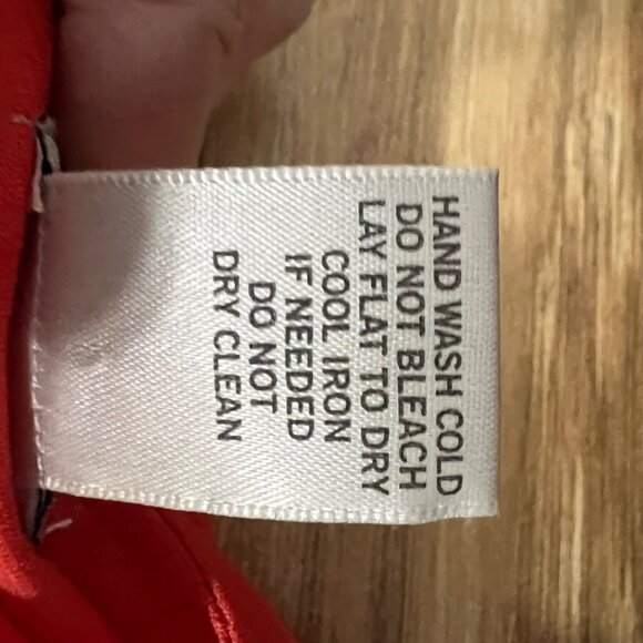 Cache Orange Office Siren Sleeveless Faux Wrap Dress With Gold Accent Si… - Picture 10 of 11